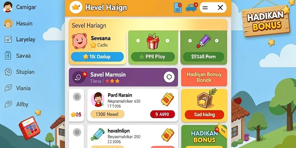 Fitur sosial yang memungkinkan interaksi antara pemain.