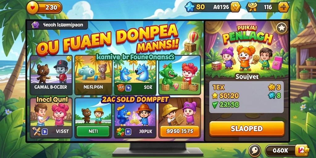 Mode multiplayer yang seru dan interaktif.