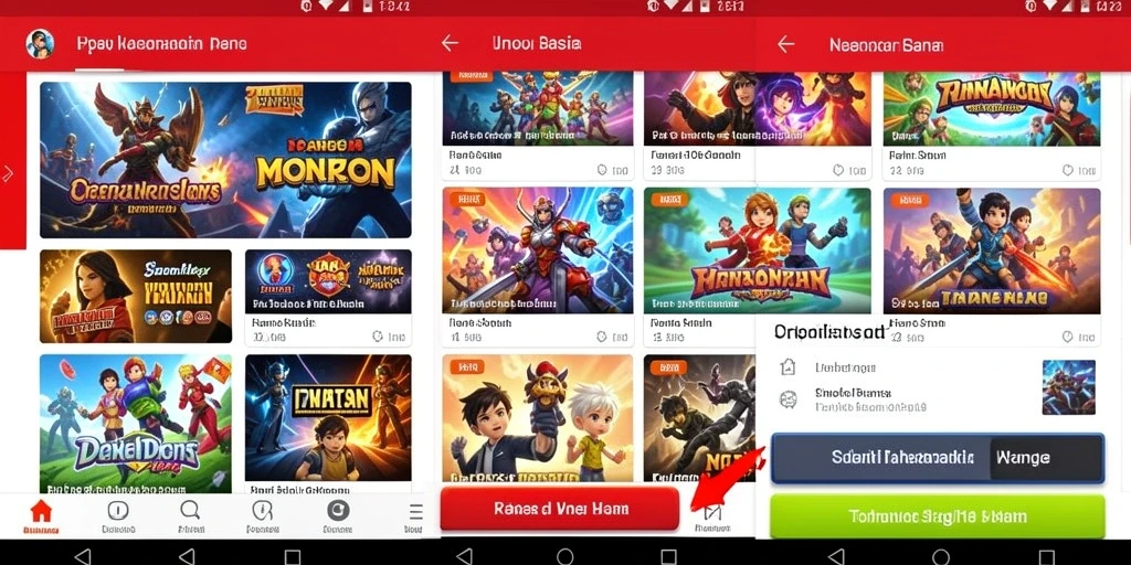 Kompetisi online seru bersama teman.
