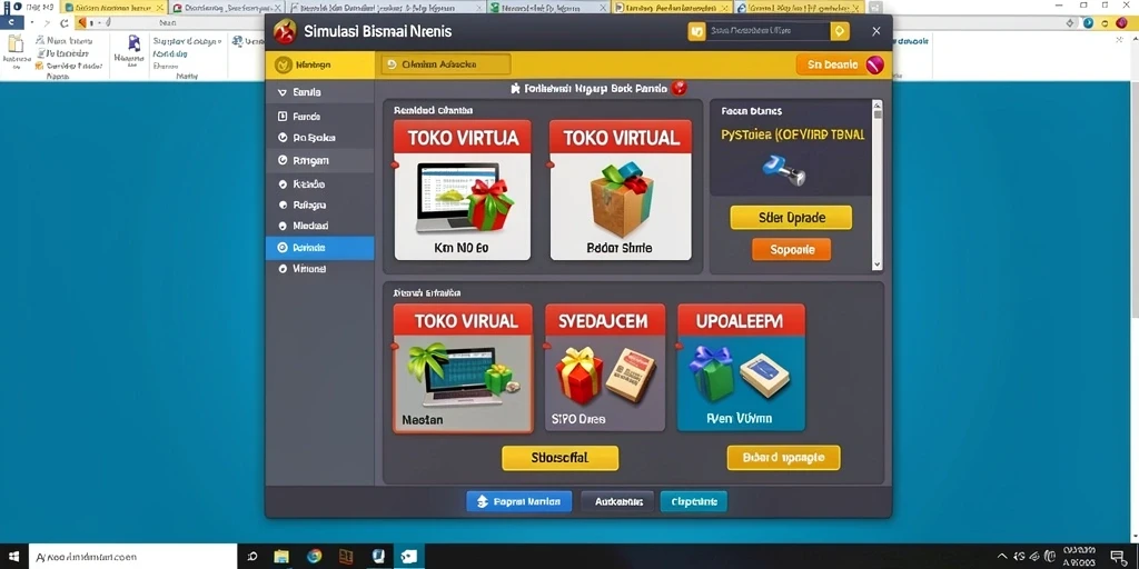 Fitur chat yang memungkinkan interaksi antar pemain.