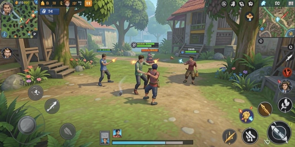 Fitur multiplayer yang memungkinkan Anda bermain dengan teman.