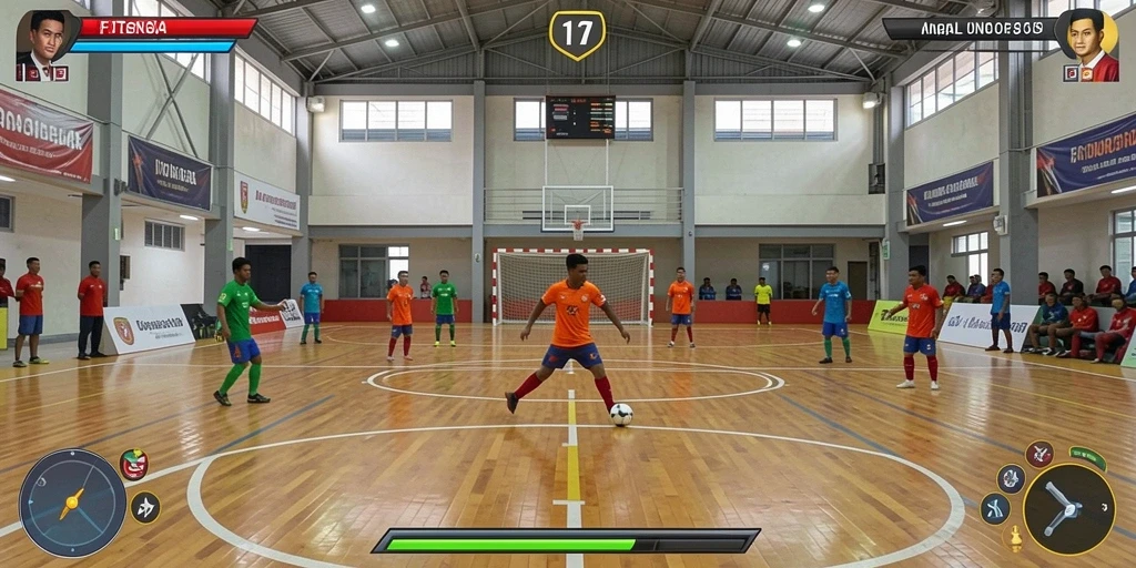Grafis yang menawan dan penuh warna.