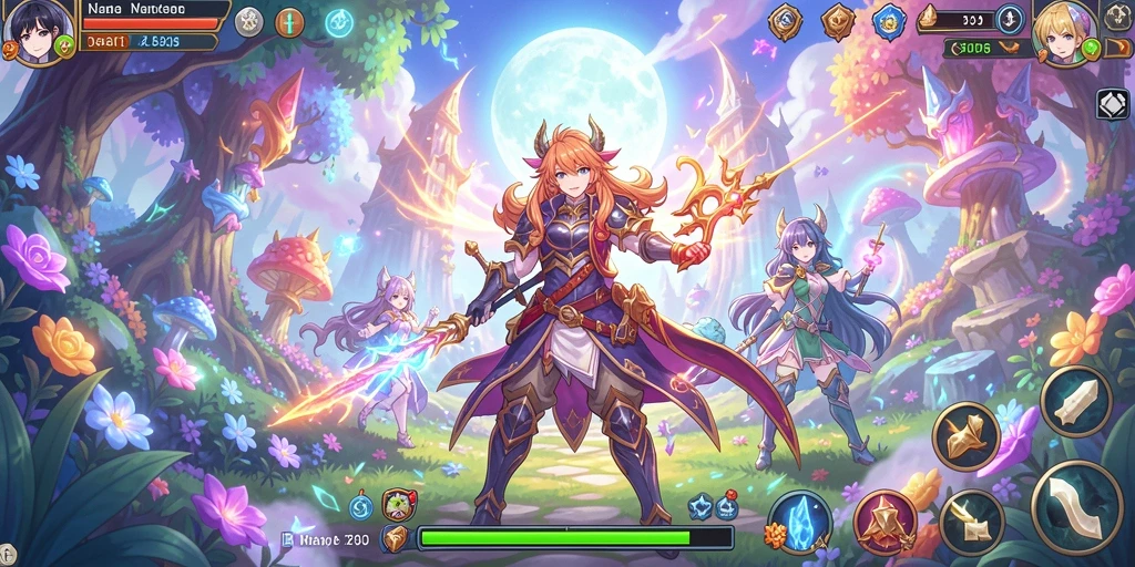 Interaksi dengan pemain lain dalam guild.